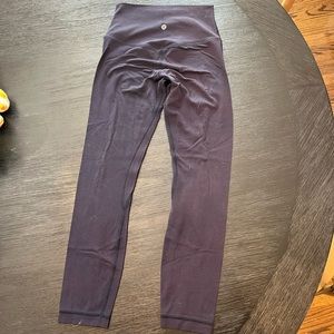 Navy Lululemon align 25” length size 4